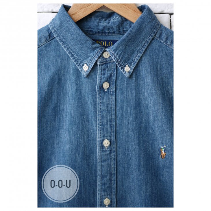 POLO RALPH LAUREN BOYS COTTON DENIM SHIRT