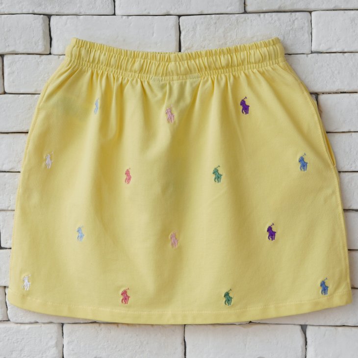 POLO RALPH LAUREN GIRLS POLO PONY SKIRT