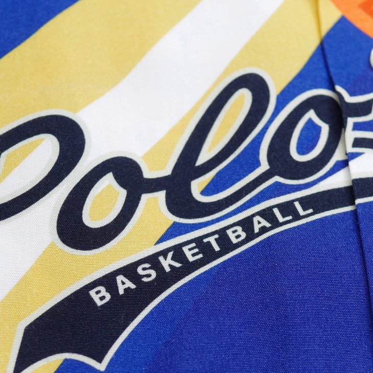 POLO RALPH LAUREN CLASSIC FIT BASKETBALL PRINT CAMP SHIRT