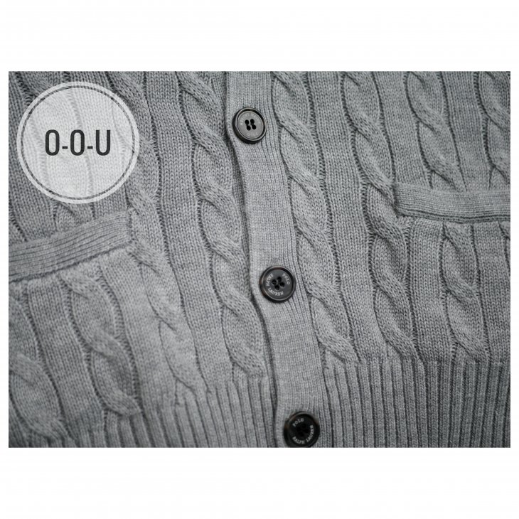 POLO RALPH LAUREN CABLE-KNIT COTTON CARDIGAN