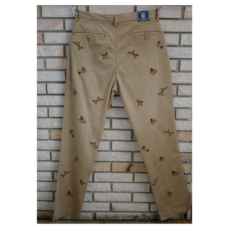POLO RALPH LAUREN STRAIGHT FIT EMBROIDERED CHINO