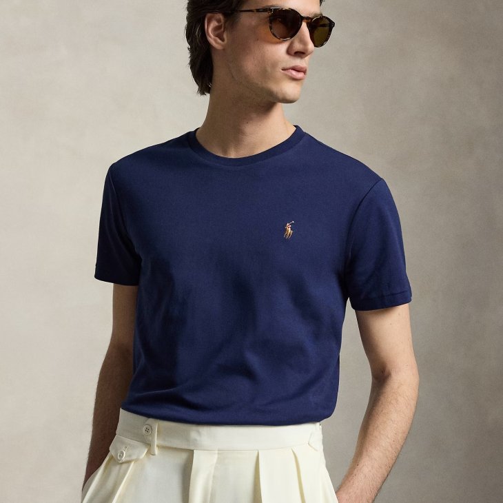 POLO RALPH LAUREN CUSTOM SLIM FIT COTTON T-SHIRT