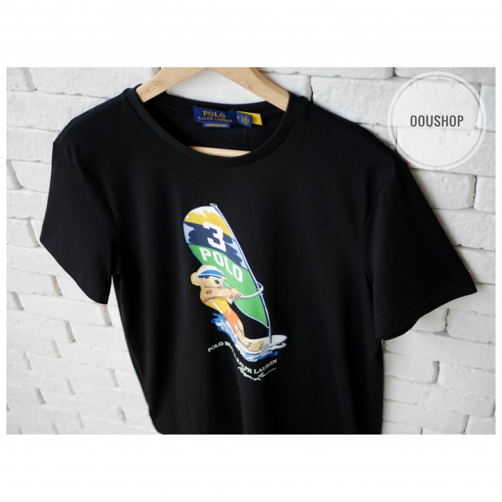 POLO RALPH LAUREN CUSTOM SLIM FIT POLO BEAR T-SHIRT