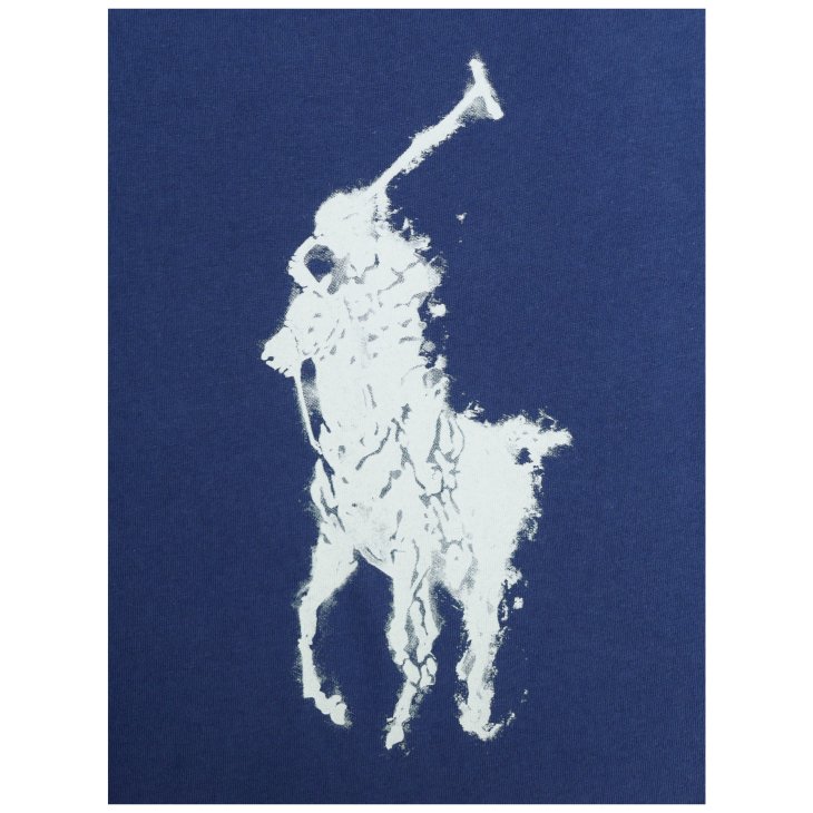 POLO RALPH LAUREN BOYS BIG PONY PAINT-SPLATTER-PRINT COTTON TEE