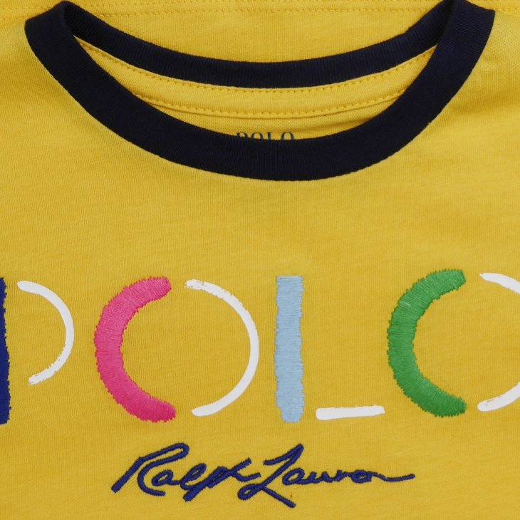 POLO RALPH LAUREN KIDS LOGO COTTON JERSEY TEE