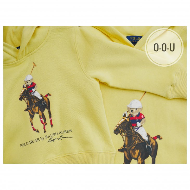 POLO RALPH LAUREN POLO BEAR & BIG PONY BOYS FLEECE HOODIE