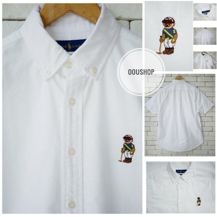 POLO RALPH LAUREN POLO BEAR OXFORD SHORT-SLEEVE SHIRT