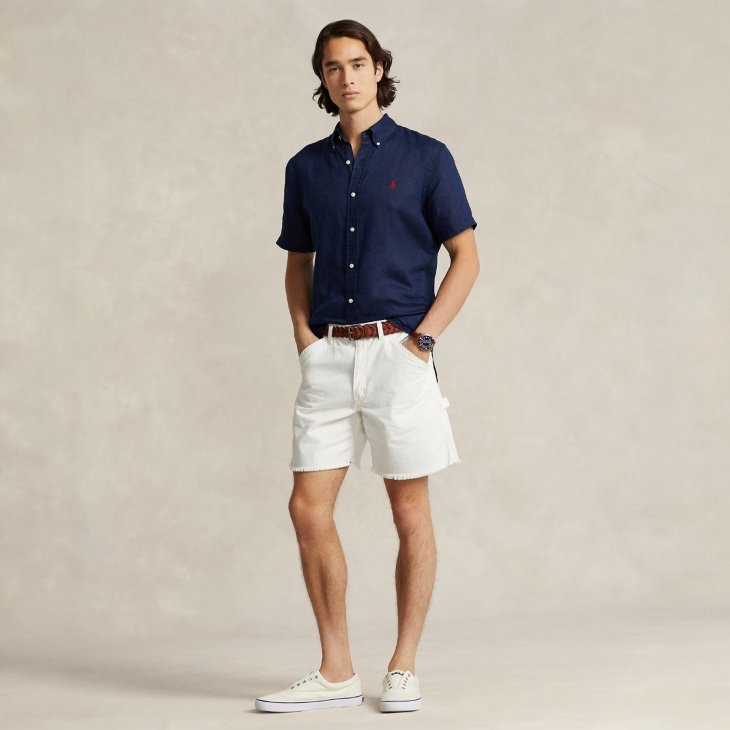 POLO RALPH LAUREN CLASSIC FIT LINEN SHIRT