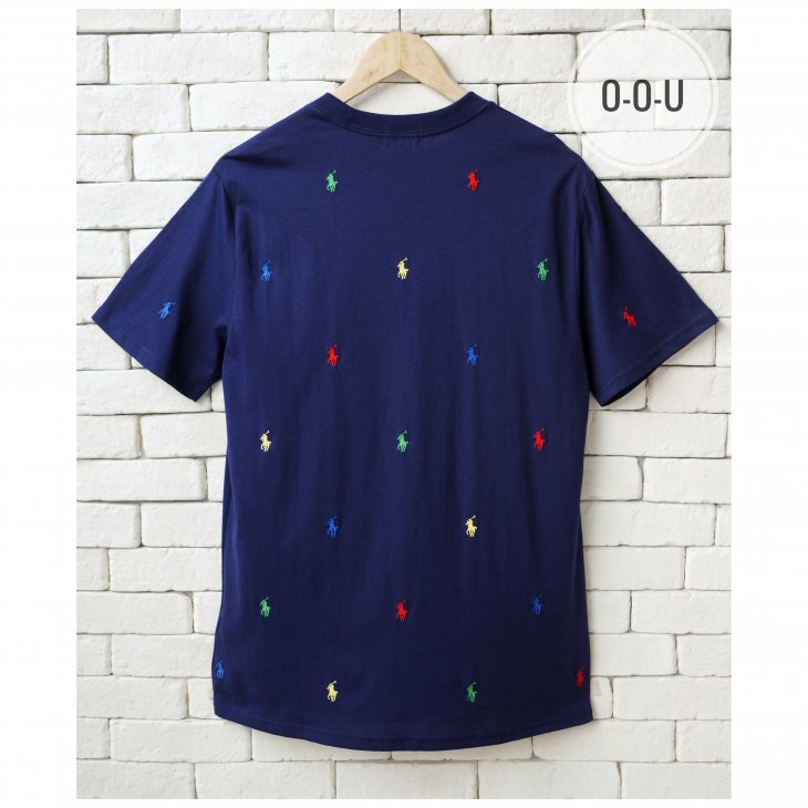 POLO RALPH LAUREN BOYS ALL-OVER POLO PONY T-SHIRT