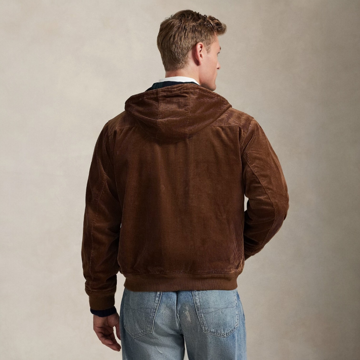 POLO RALPH LAUREN THE WYNTON CORDUROY HOODED JACKET