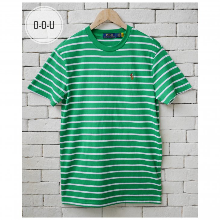 POLO RALPH LAUREN CUSTOM SLIM FIT JERSEY CREWNECK T-SHIRT