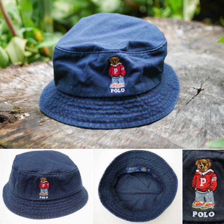 POLO RALPH LAUREN BEAR BUCKET HAT