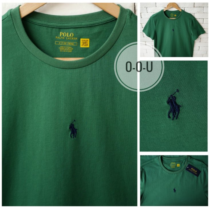 POLO RALPH LAUREN CUSTOM FIT JERSEY CREWNECK T-SHIRT