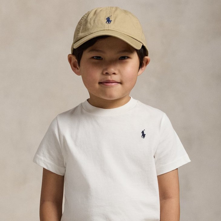 POLO RALPH LAUREN KIDS THE ICONIC COTTON CHINO BALL CAP