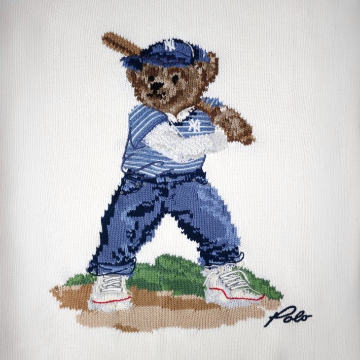 POLO RALPH LAUREN YANKEES BEAR SWEATER