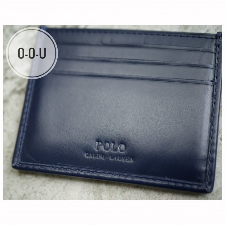 POLO RALPH LAUREN SIGNATURE PONY LEATHER CARD CASE