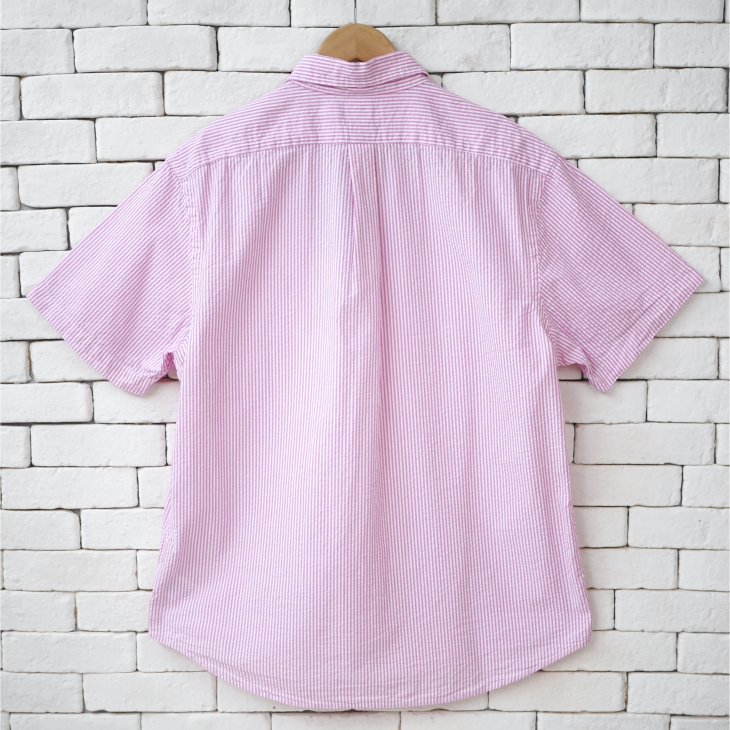 POLO RALPH LAUREN RL PREPSTER CLASSIC FIT SEERSUCKER SHIRT