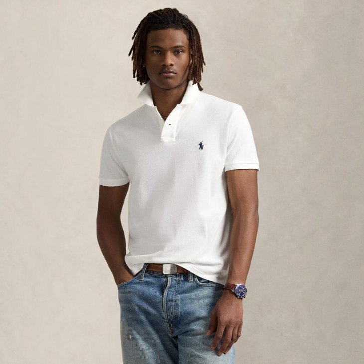 POLO RALPH LAUREN CUSTOM SLIM FIT POLO SHIRT