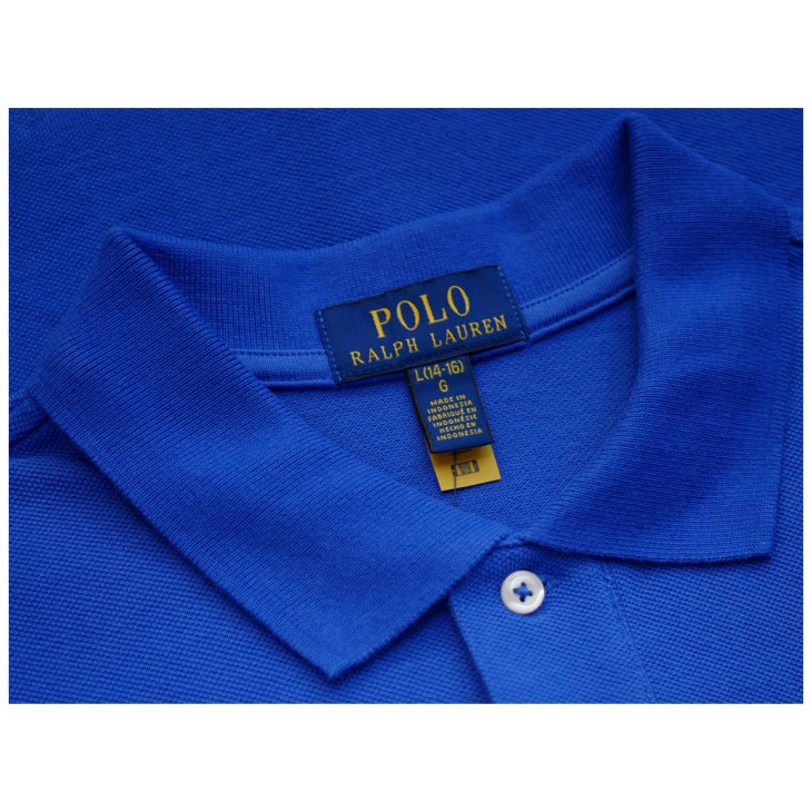 POLO RALPH LAUREN BOYS POLO BEAR COTTON MESH POLO SHIRT