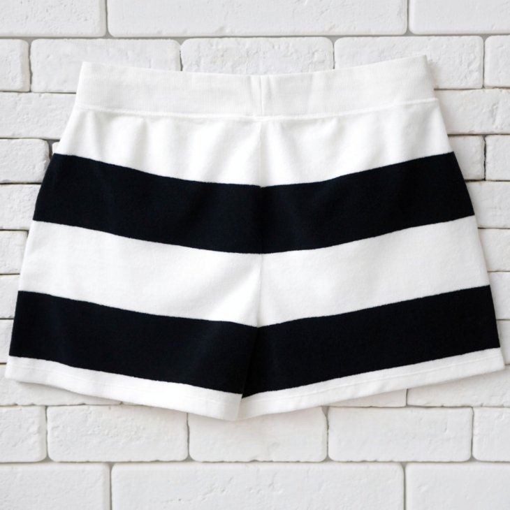 POLO RALPH LAUREN WOMEN STRIPED DRAWSTRING ATHLETIC SHORT