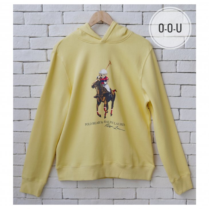 POLO RALPH LAUREN POLO BEAR & BIG PONY BOYS FLEECE HOODIE