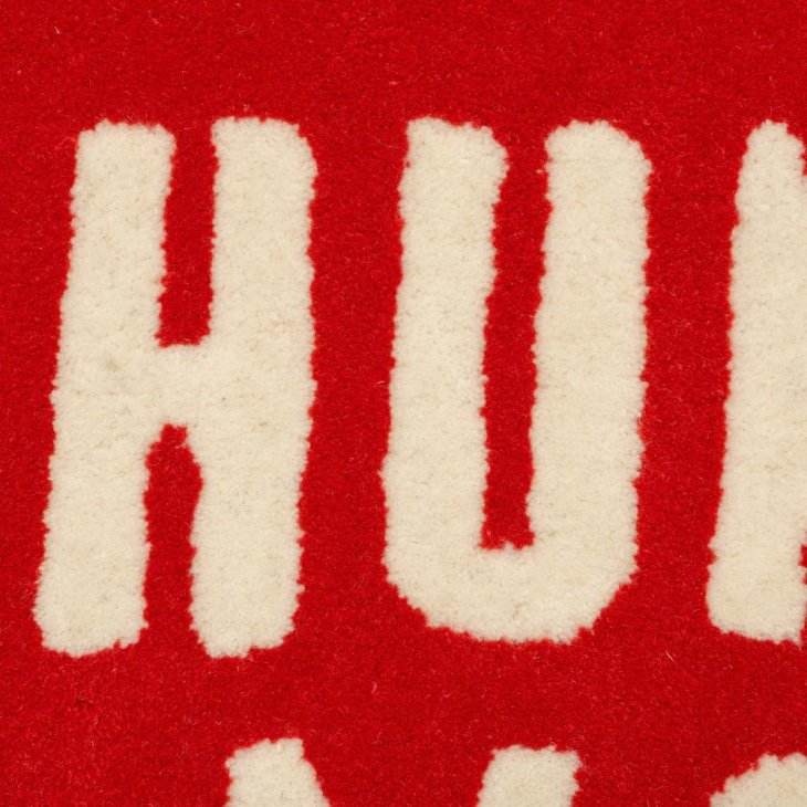 HUMAM MADE HEART RUG MEDIUM