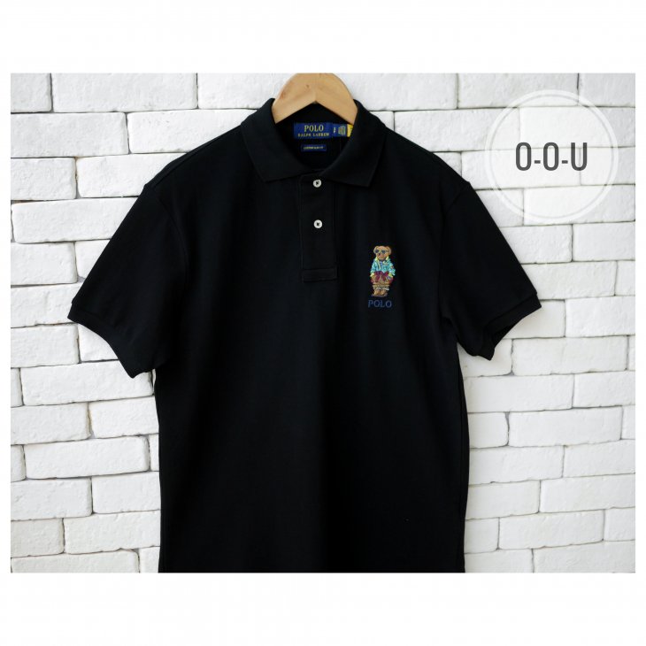 POLO RALPH LAUREN CUSTOM SLIM FIT POLO BEAR POLO SHIRT