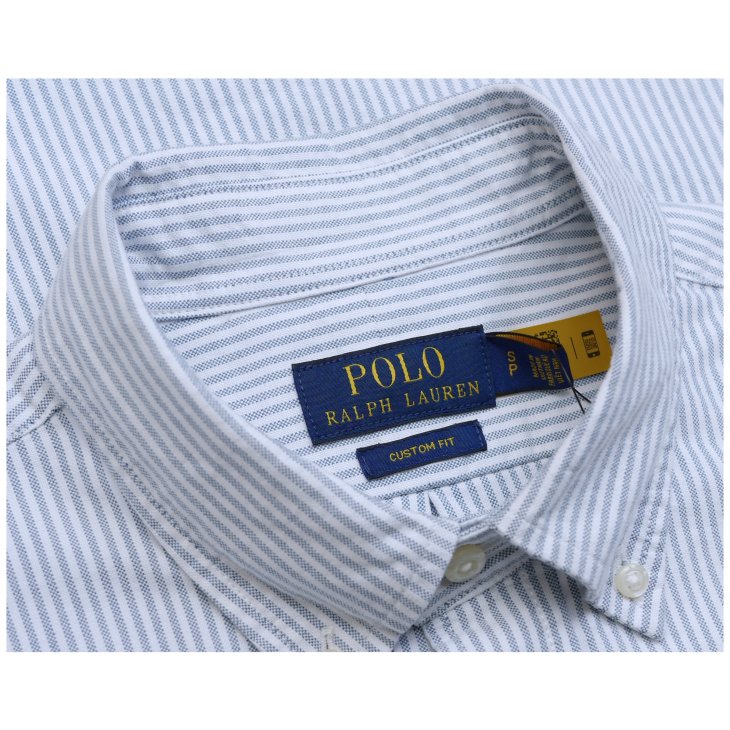 POLO RALPH LAUREN CUSTOM FIT STRIPED OXFORD SHIRT