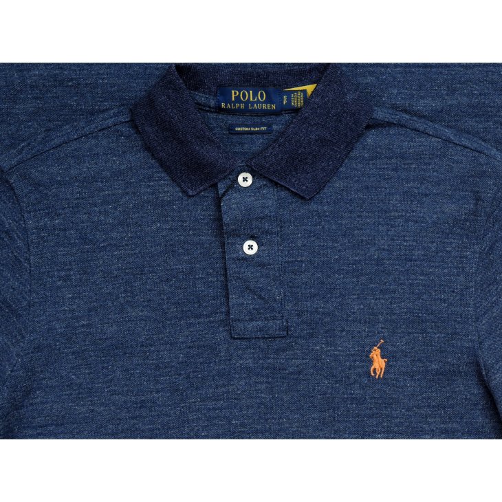 POLO RALPH LAUREN CUSTOM SLIM FIT POLO SHIRT
