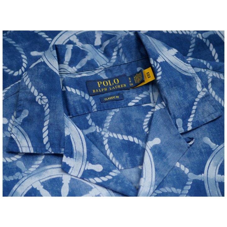 POLO RALPH LAUREN CLASSIC FIT COTTON LINEN CAMP SHIRT