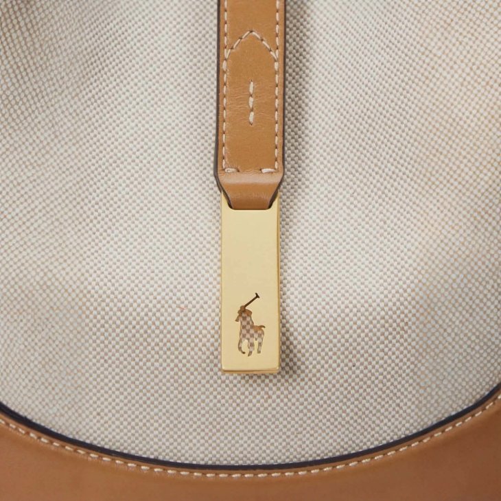 POLO RALPH LAUREN POLO ID CANVAS SMALL SHOULDER BAG
