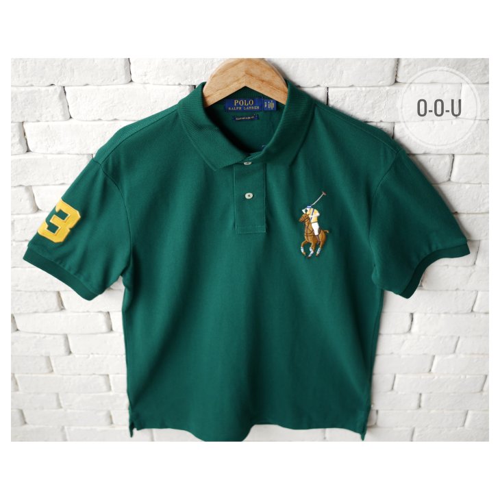 POLO RALPH LAUREN CUSTOM SLIM FIT BIG PONY POLO SHIRT