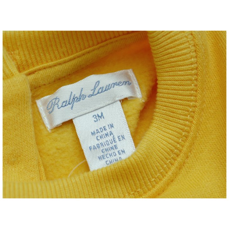 POLO RALPH LAUREN BABY POLO BEAR FLEECE SWEATSHIRT