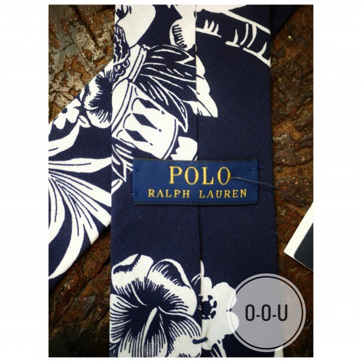 POLO RALPH LAUREN TROPICAL BEAR NARROW TIE