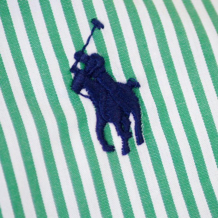 POLO RALPH LAUREN WOMEN SLIM FIT STRIPED COTTON SHIRT