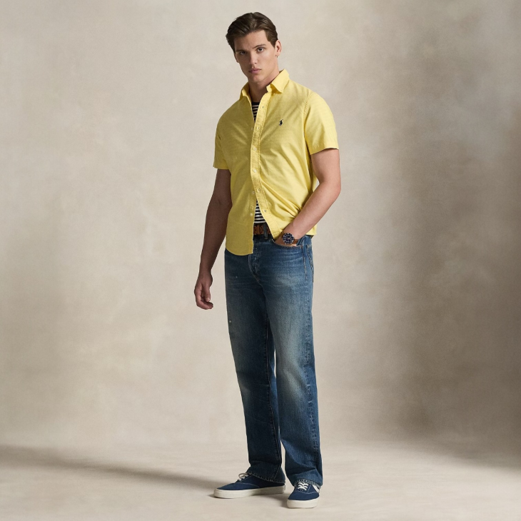 POLO RALPH LAUREN CLASSIC FIT GARMENT-DYED OXFORD SHIRT