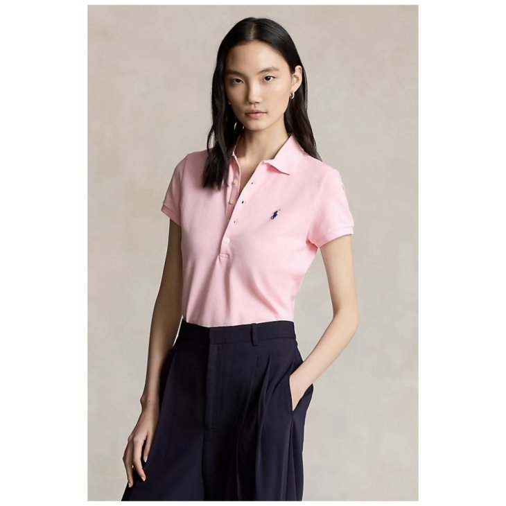 POLO RALPH LAUREN WOMEN SLIM FIT STRETCH POLO SHIRT