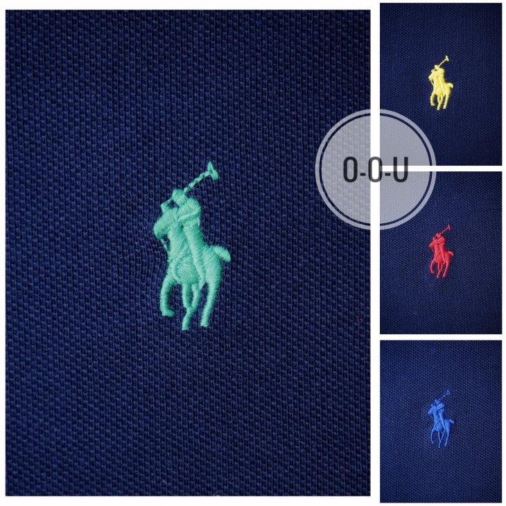 POLO RALPH LAUREN CUSTOM SLIM FIT POLO PONY COTTON MESH TEE